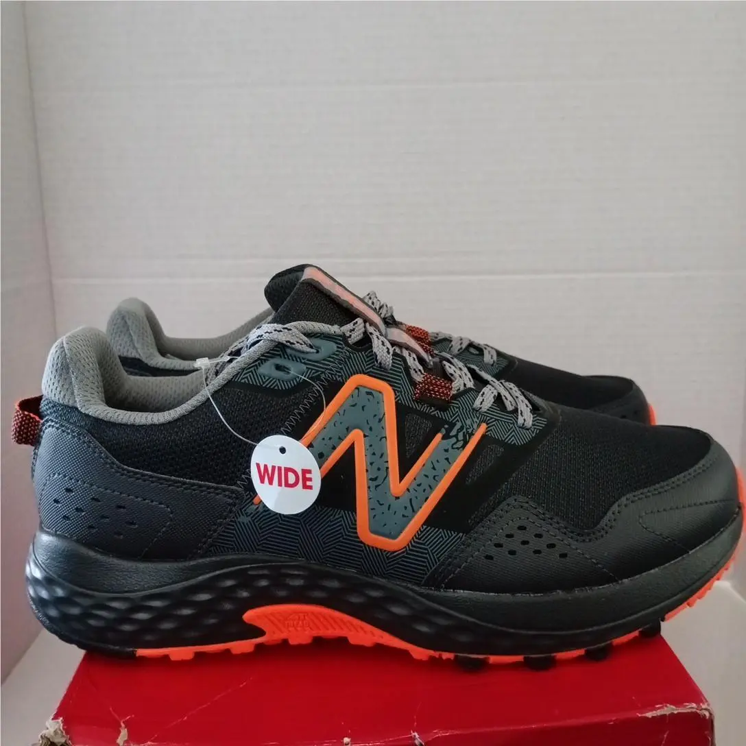 New Balance 410v8 Trail Running Shoes Men’s 8 Women`s 9.5 Black 4E Wide MT410LO8