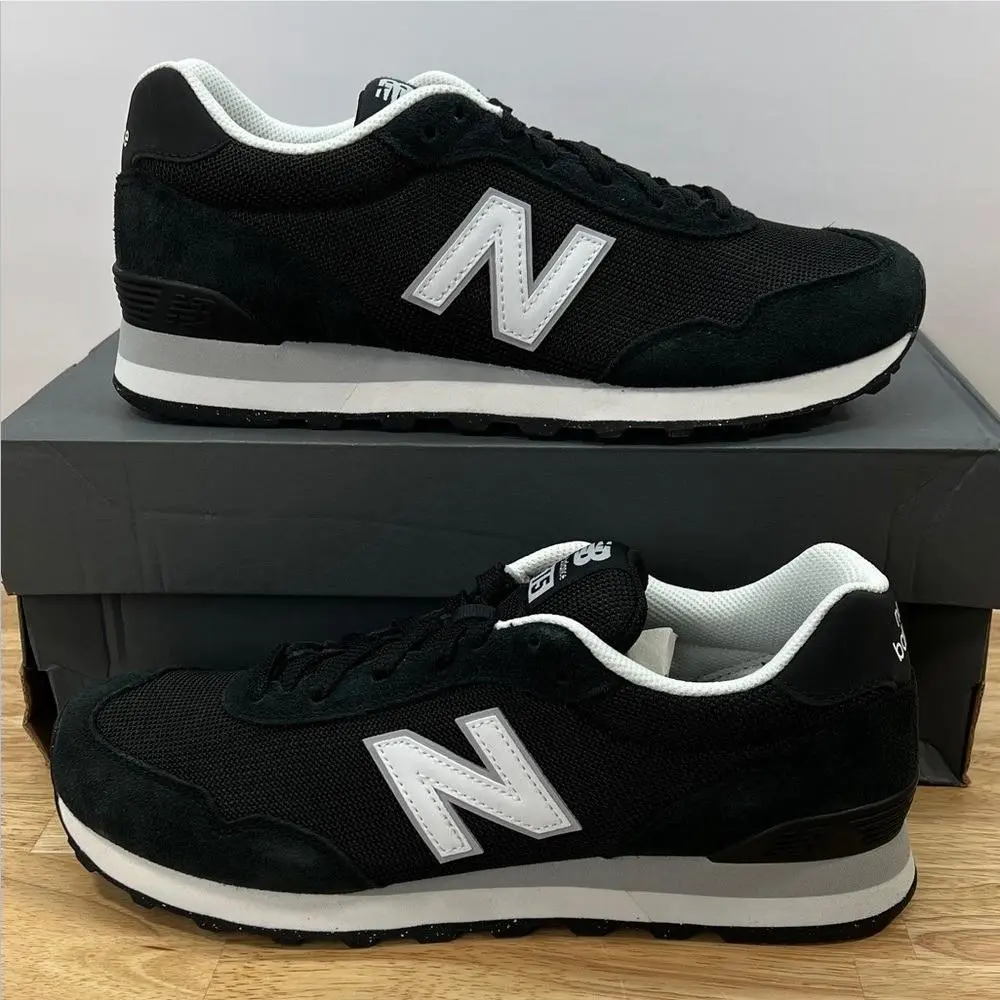 Balance Women`s 10 Mens 8.5 Classics Black and White Sneakers