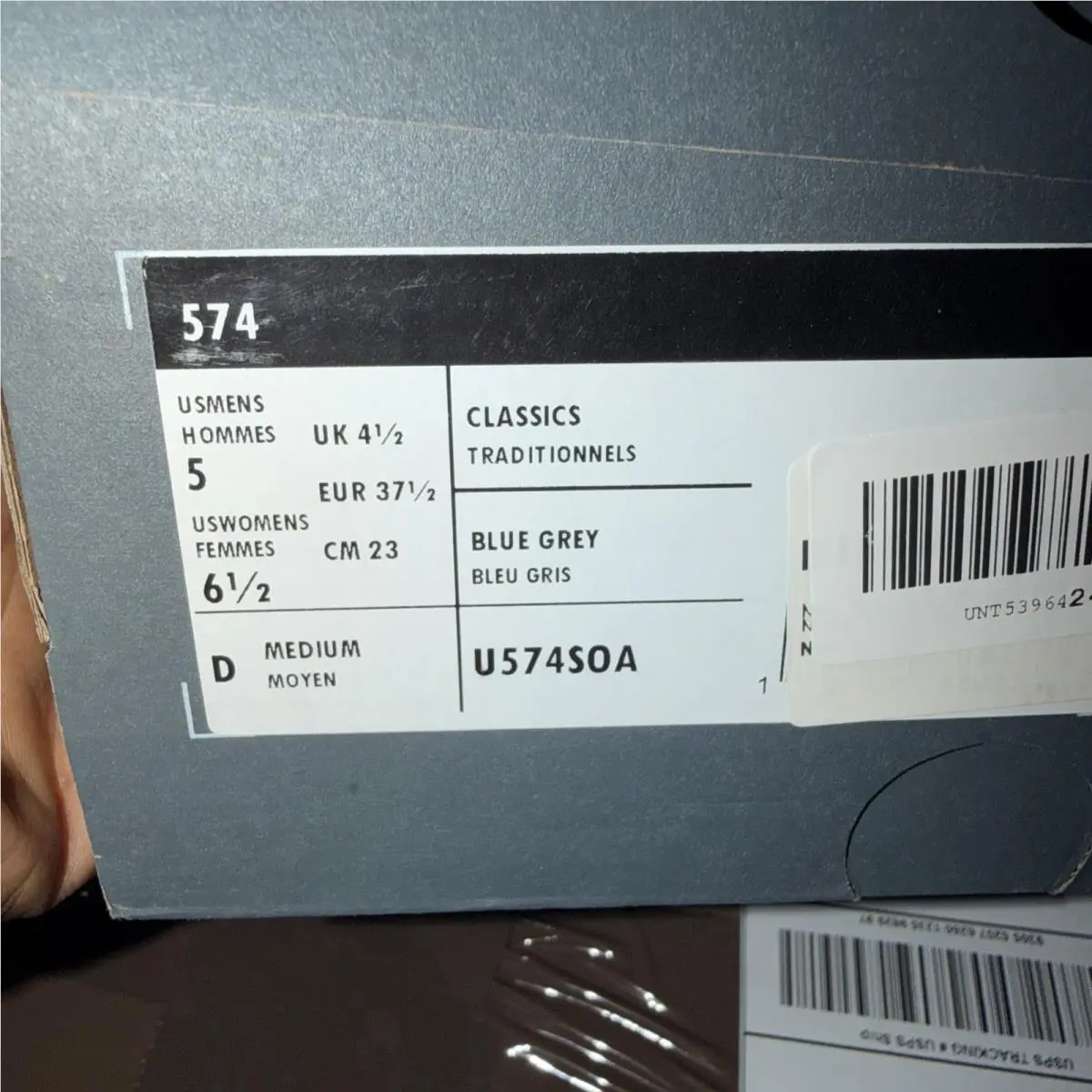 New Balance shoes - New Balance 574 - U574SQA - Blue (UPC: 197376889633) 4