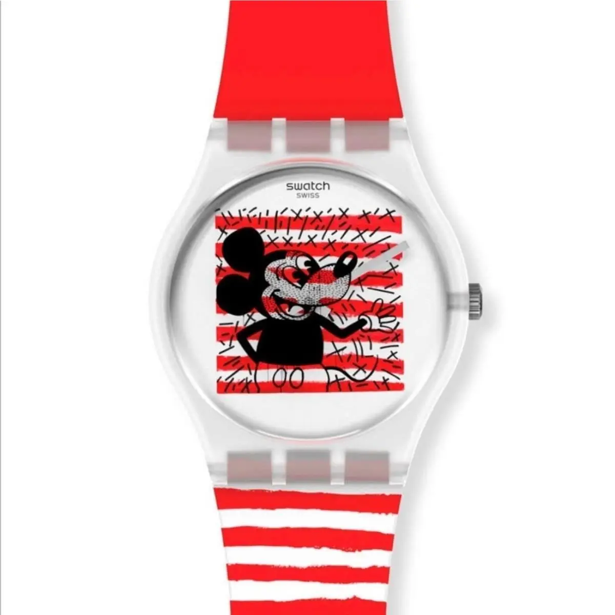 Swatch Keith Haring Mickey Mouse Watch Nip