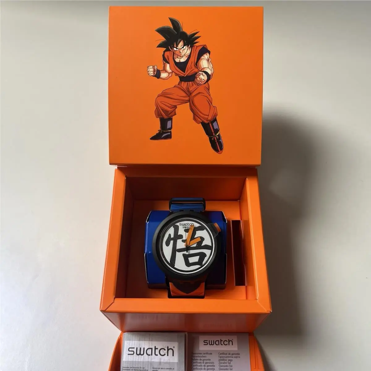 Goku X Swatch Limited Edition Dragon Ball Z Wristwatch SB01Z101
