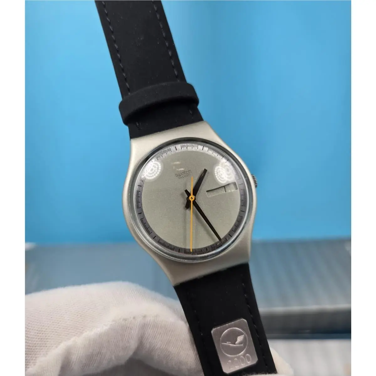 Swatch Watch Special 34mm 2000 - GM714PACK - Lufthansa Millennium 2000