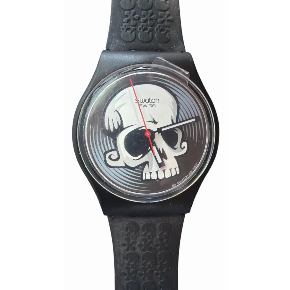 Swatch Watch Skulling Time GB220 2004 Rare 34mm Vintage Watch Old Stock