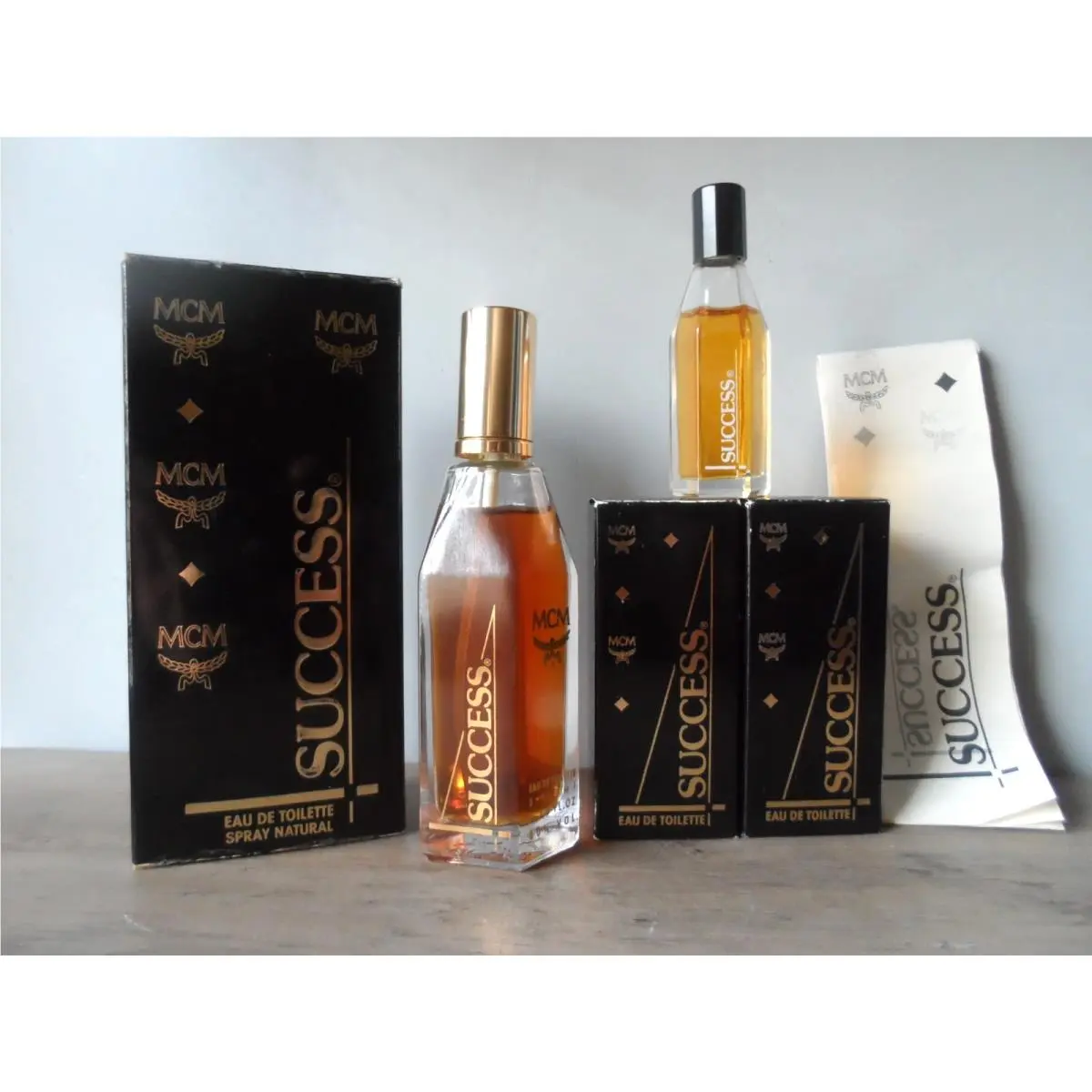 Mcm Success Men Edt Spray 1.6 oz / 50 ml Worn Box + 2 Mini 10 ml Edt W. Germany