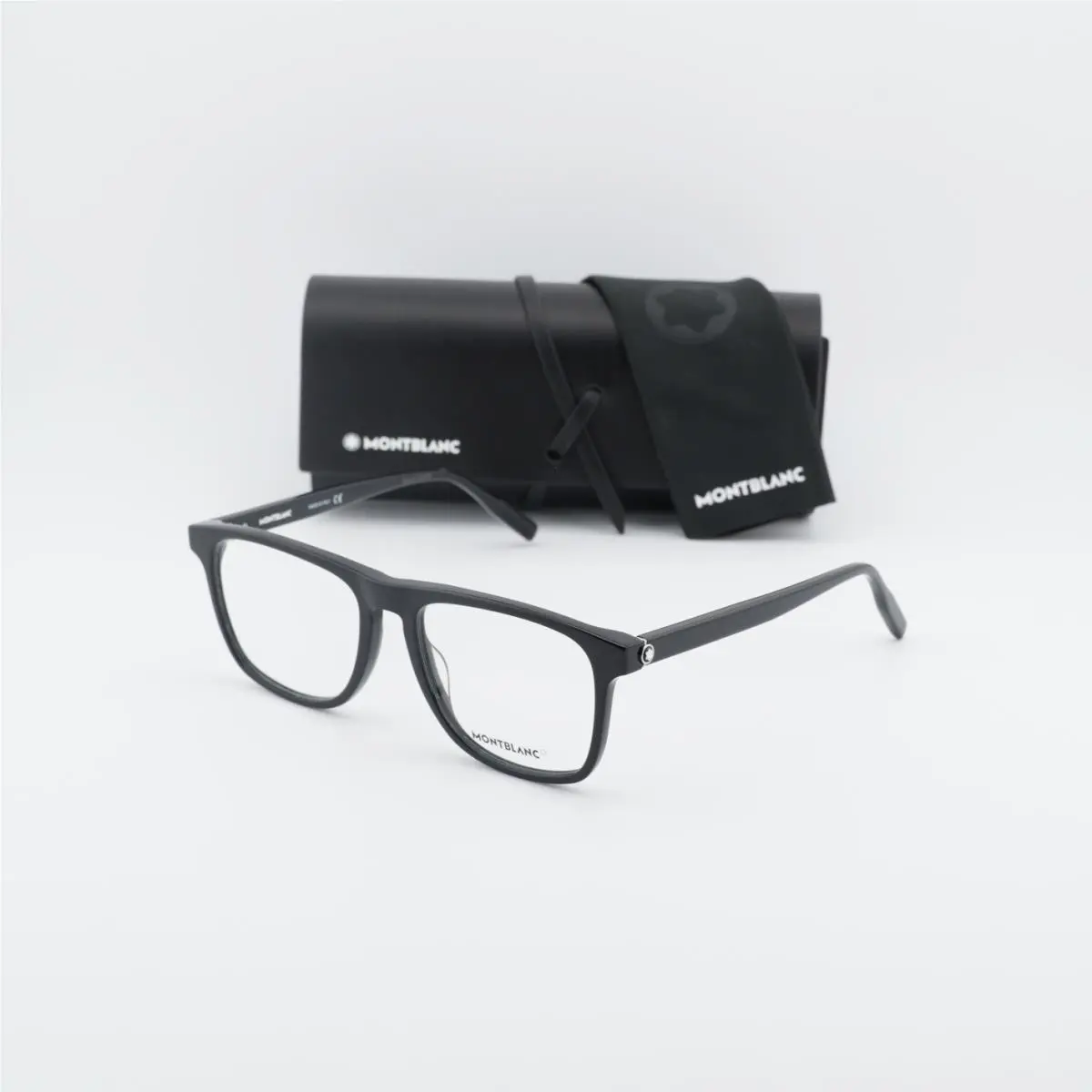 Montblanc MB0014O 001 Black 55mm Eyeglasses