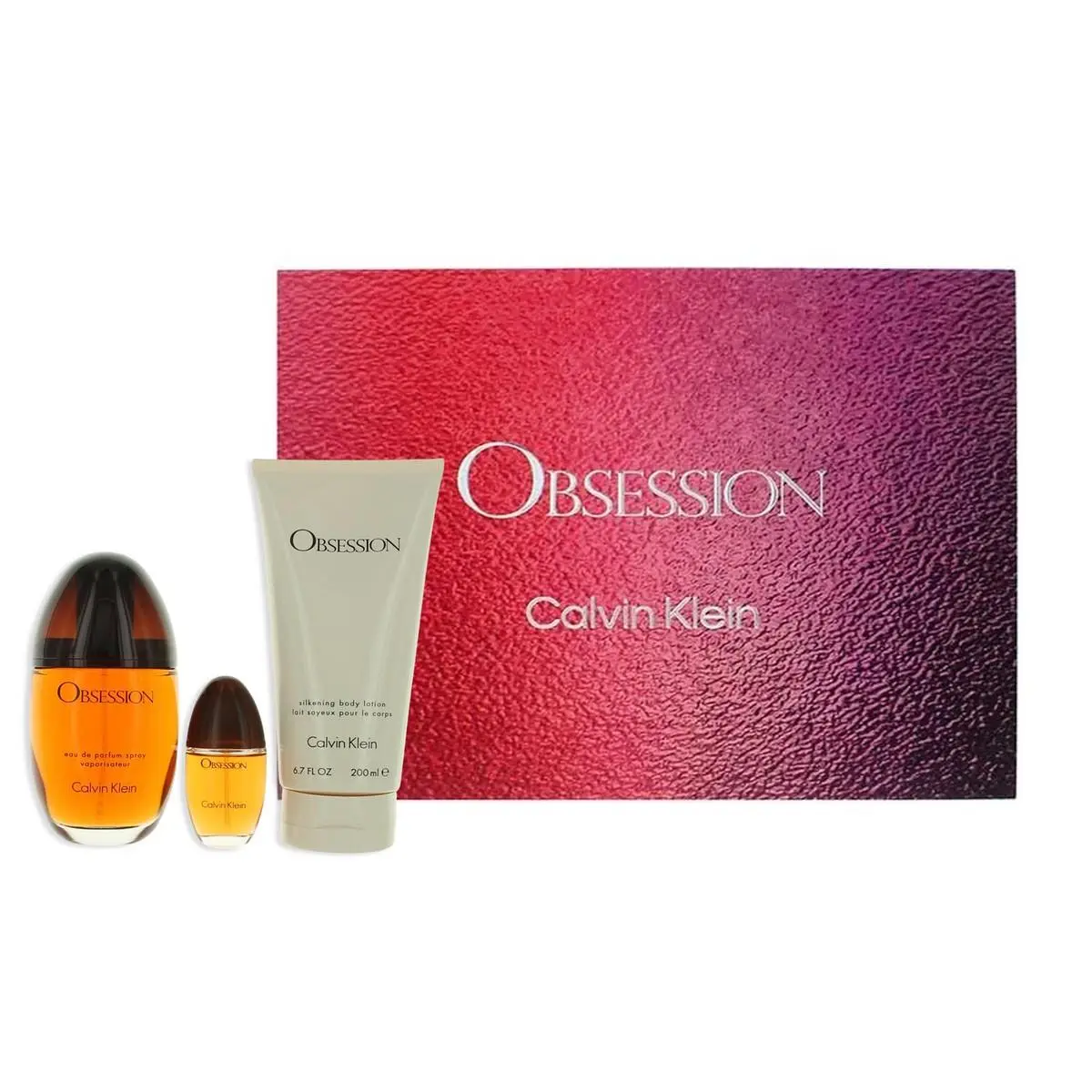 Calvin Klein Obsession Eau de Parfum 3 Piece Gift Set For Women