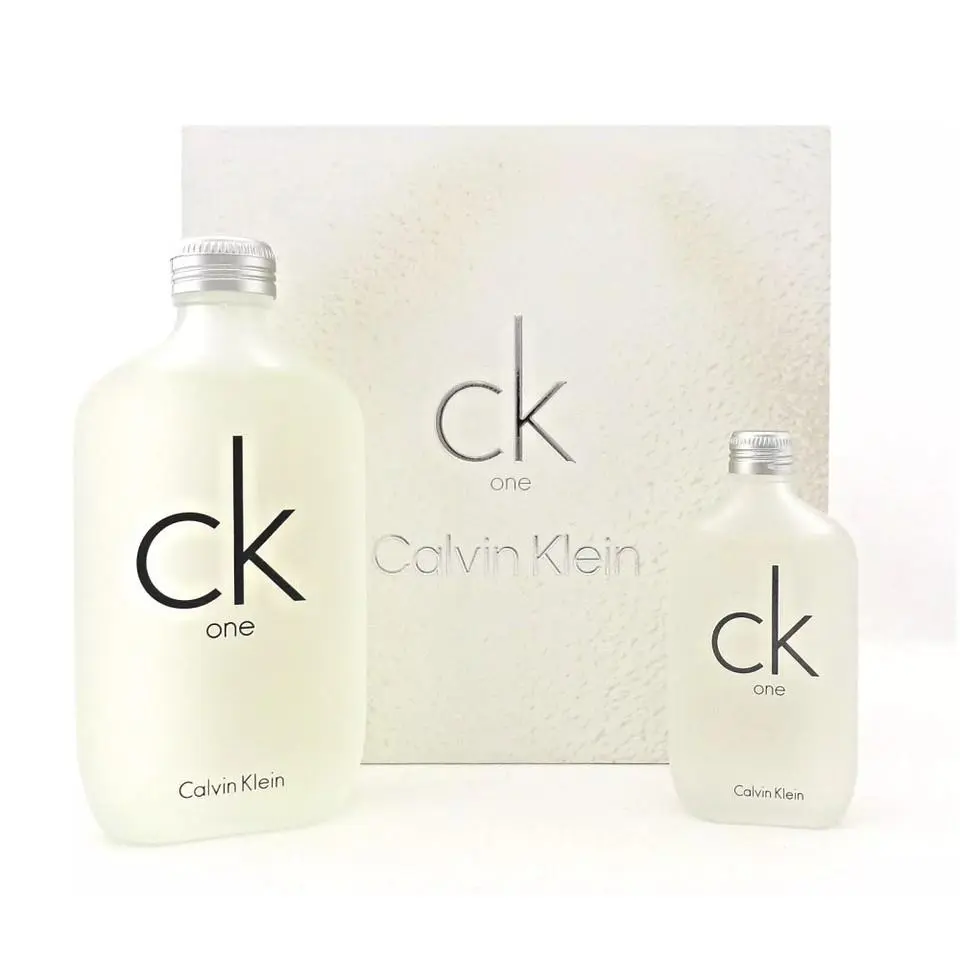 Ck One Eau de Toilette 2PCS Gift Set For Unisex 6.7 Oz +1.6 Oz by Calvin Klein