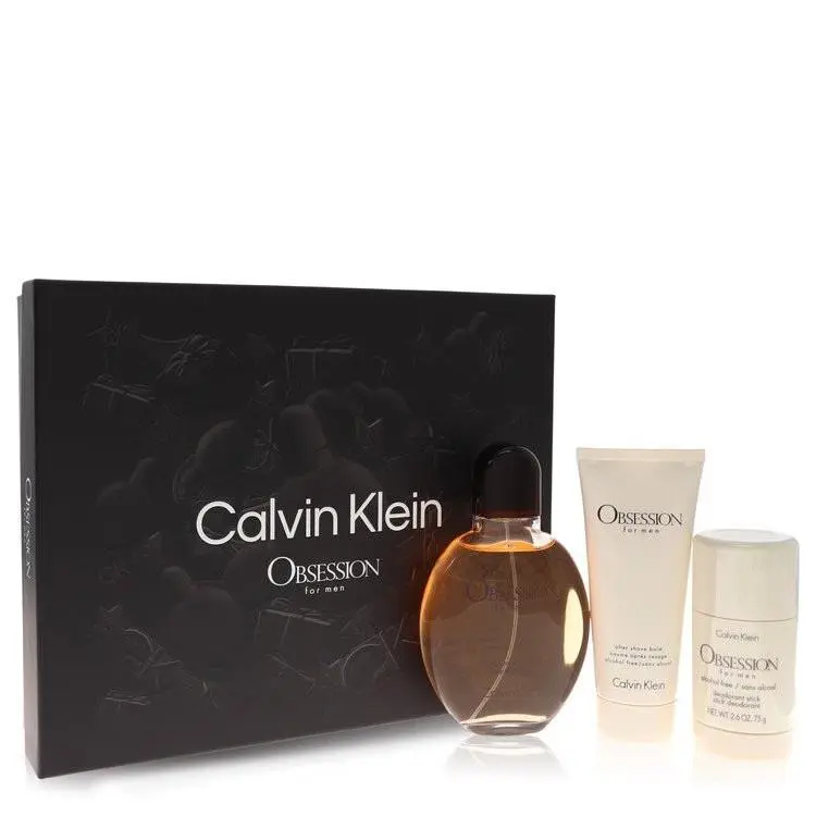 Obsession  Gift Set -- 4.2 oz Eau De Toilette Spray + 3.4 oz Afte by Calvin Klein