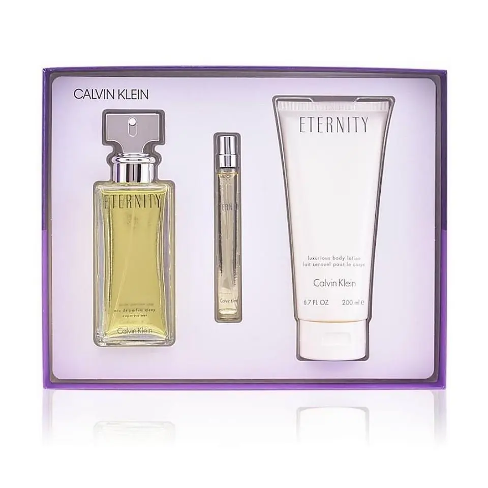Eternity 3PCS Eau de Parfum Gift Set For Women by Calvin Klein