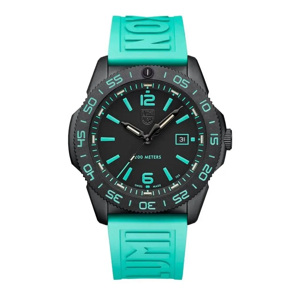 Luminox Pacific Diver Teal Limited Edition XS.3124.N.SET Swiss Dive Watch 44mm