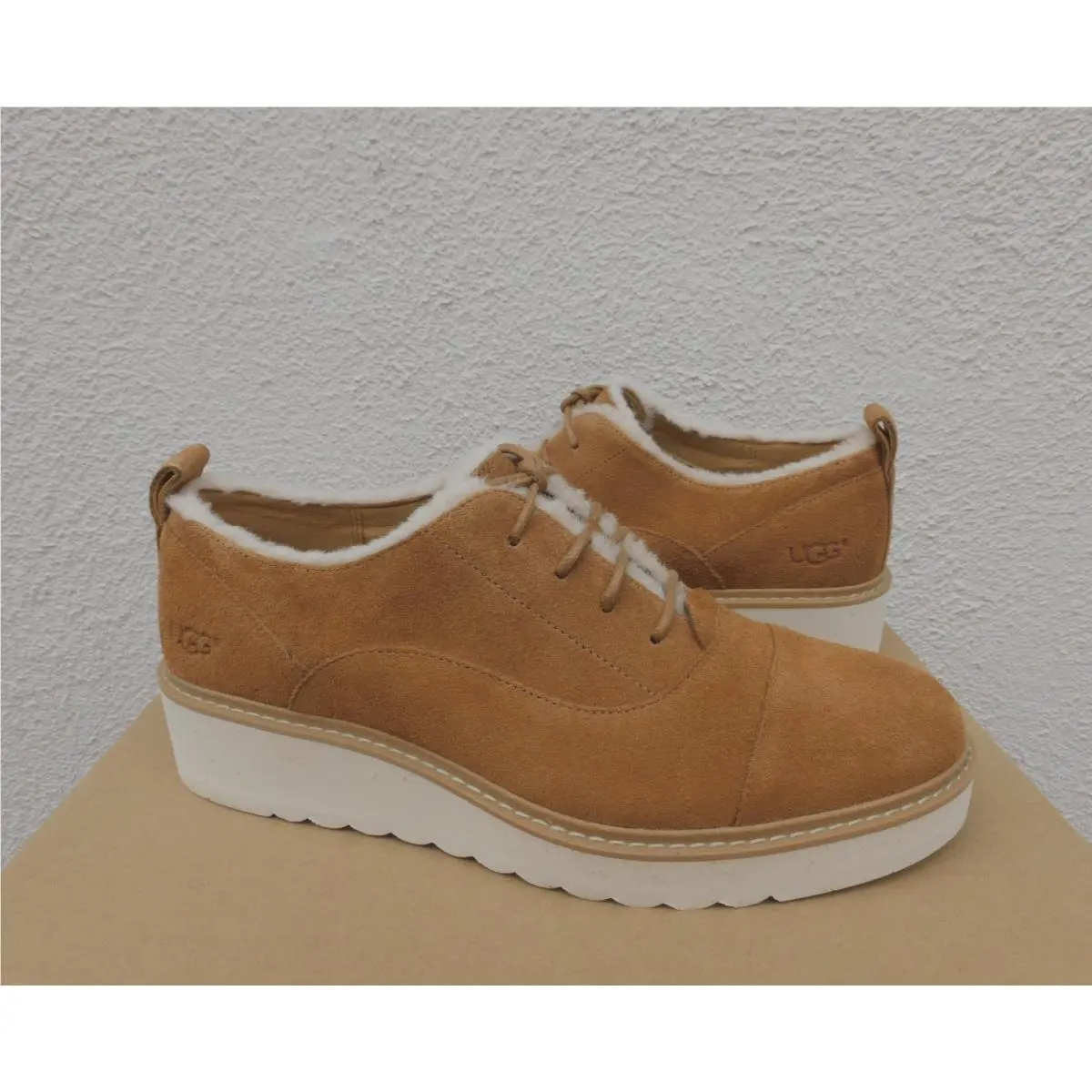 UGG shoes - UGG Johanna Spill Seam Oxford - Chestnut (UPC: 191142762526) 0