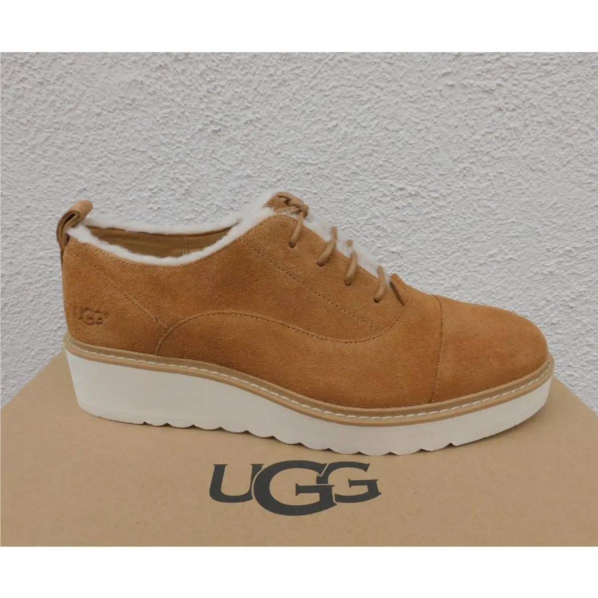 UGG shoes - UGG Johanna Spill Seam Oxford - Chestnut (UPC: 191142762526) 2
