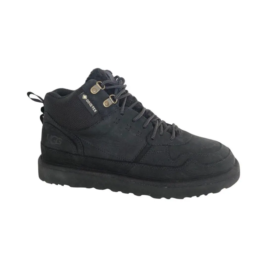 Ugg Women`s Highland Hi Gtx Black Waterproof Leather Shoes 1130772 Size 10