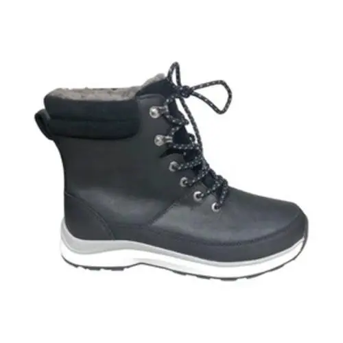 Ugg Women`s Zaydie Black Leather Waterproof Boots 1166757 Size 9