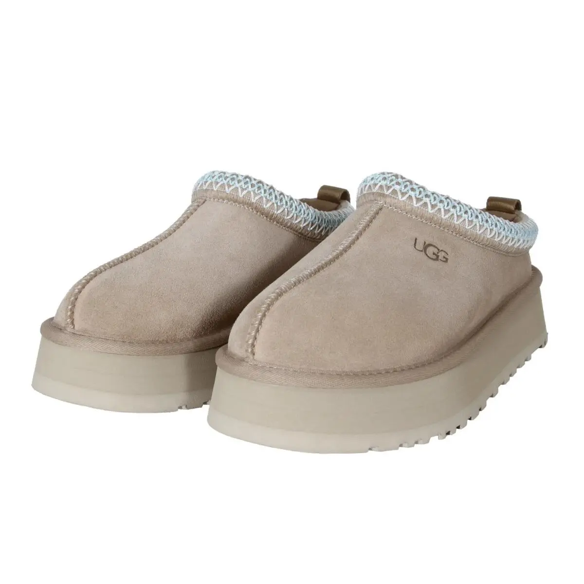 Ugg Women`s Tazz II Platform Slippers 1174471 Sand Color Shoes US Size 7 - Sand