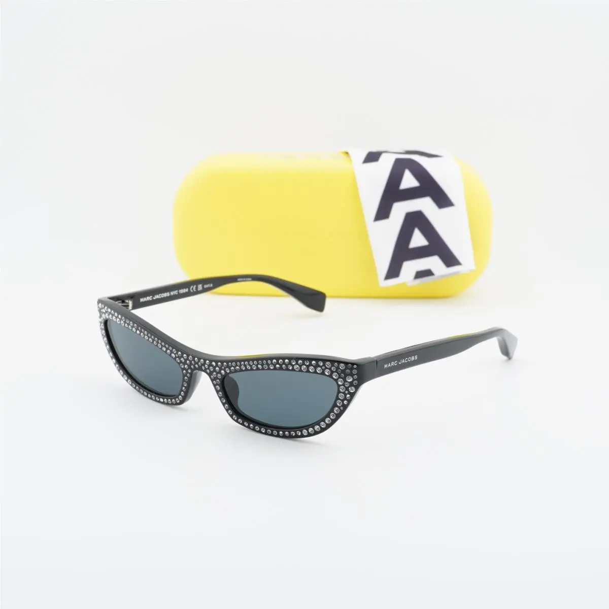 Marc Jacobs Marc 797/S 07C5 IR Black/crystal/grey 54-20-135 Sunglasses