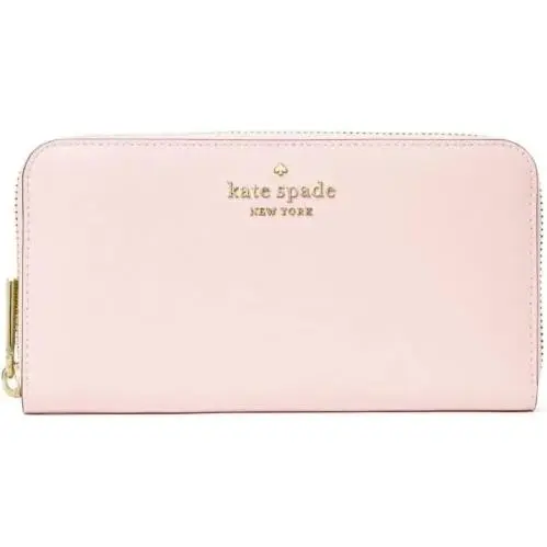 Kate Spade New York Staci Madison Large Continental Pink Leather Wallet
