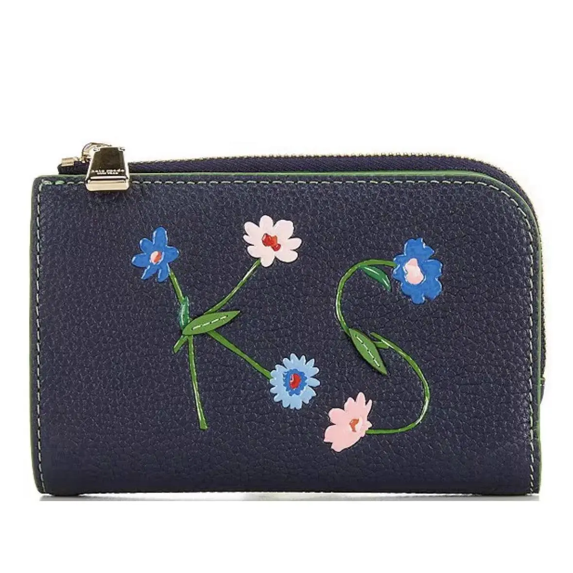 Kate Spade Compact Wallet In The Garden Embossed Leather Packaging