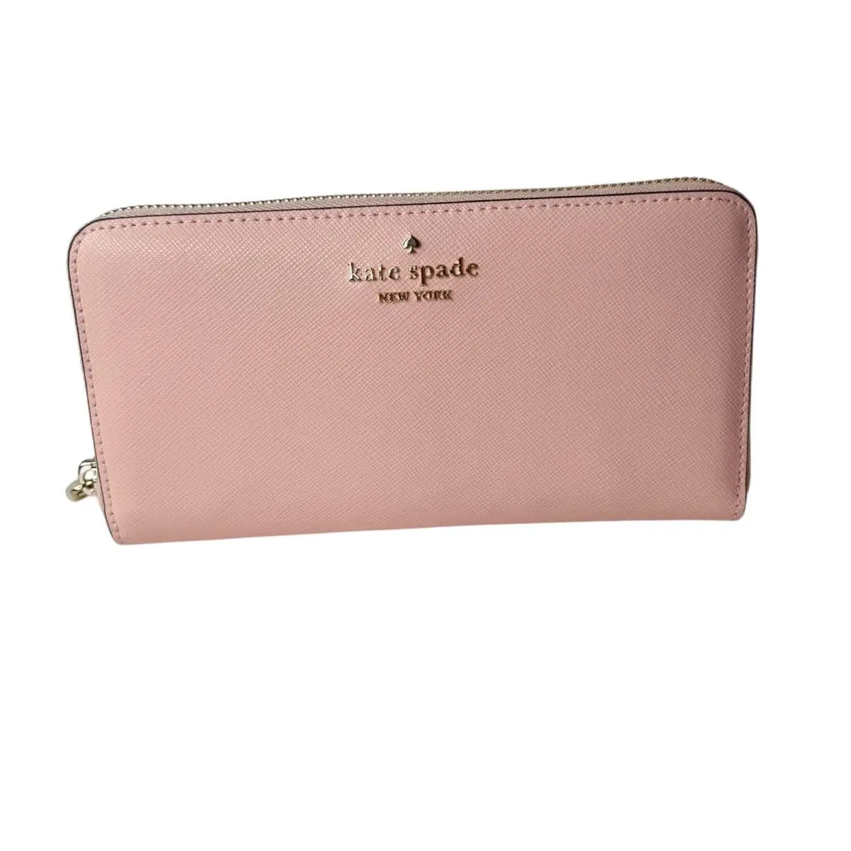 Madison Large Continental Wallet in Conch Pink by Kate Spade