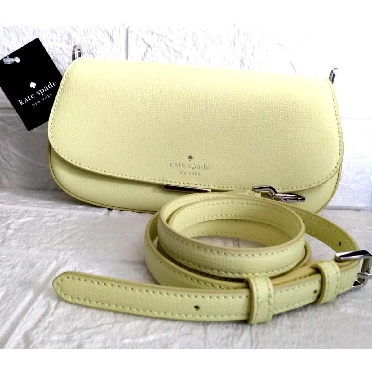 Kate Spade NY Quinn Mini Bag Crossbody Refine Grain Leather W/dust Bag New