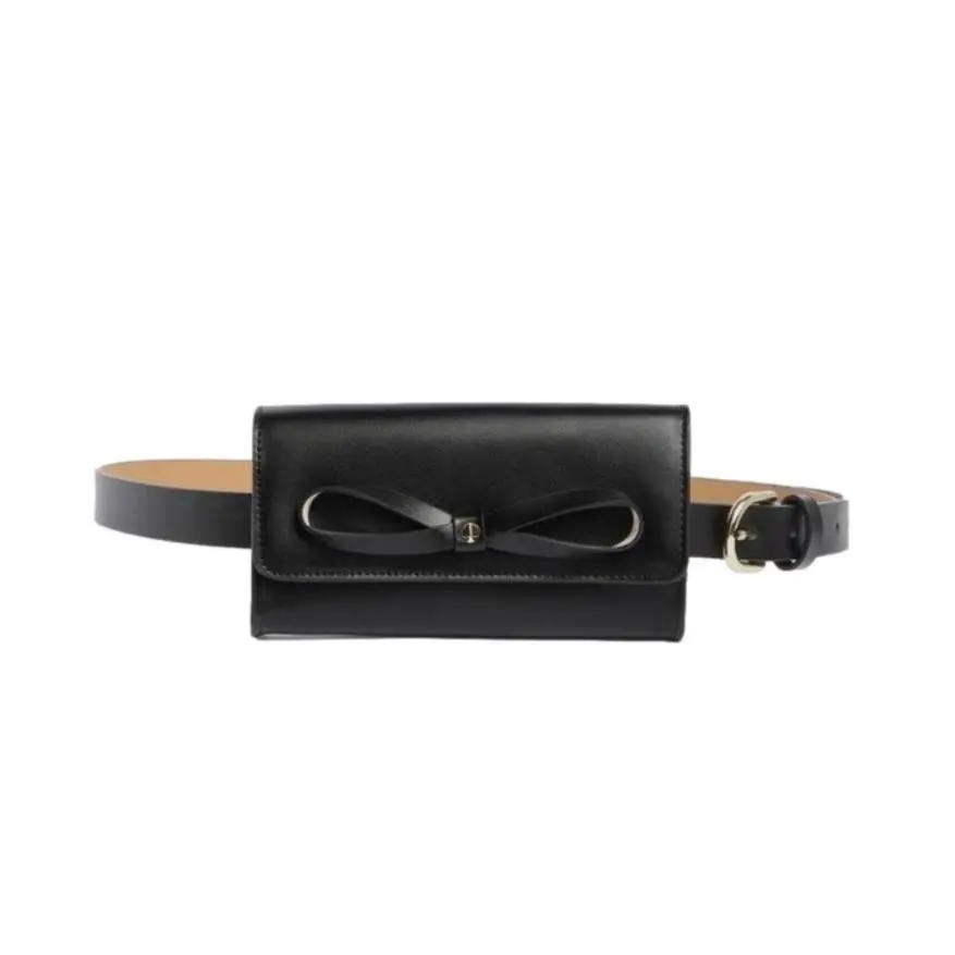 Kate Spade New York Adjustable Bow Belt Bag Black L/xl