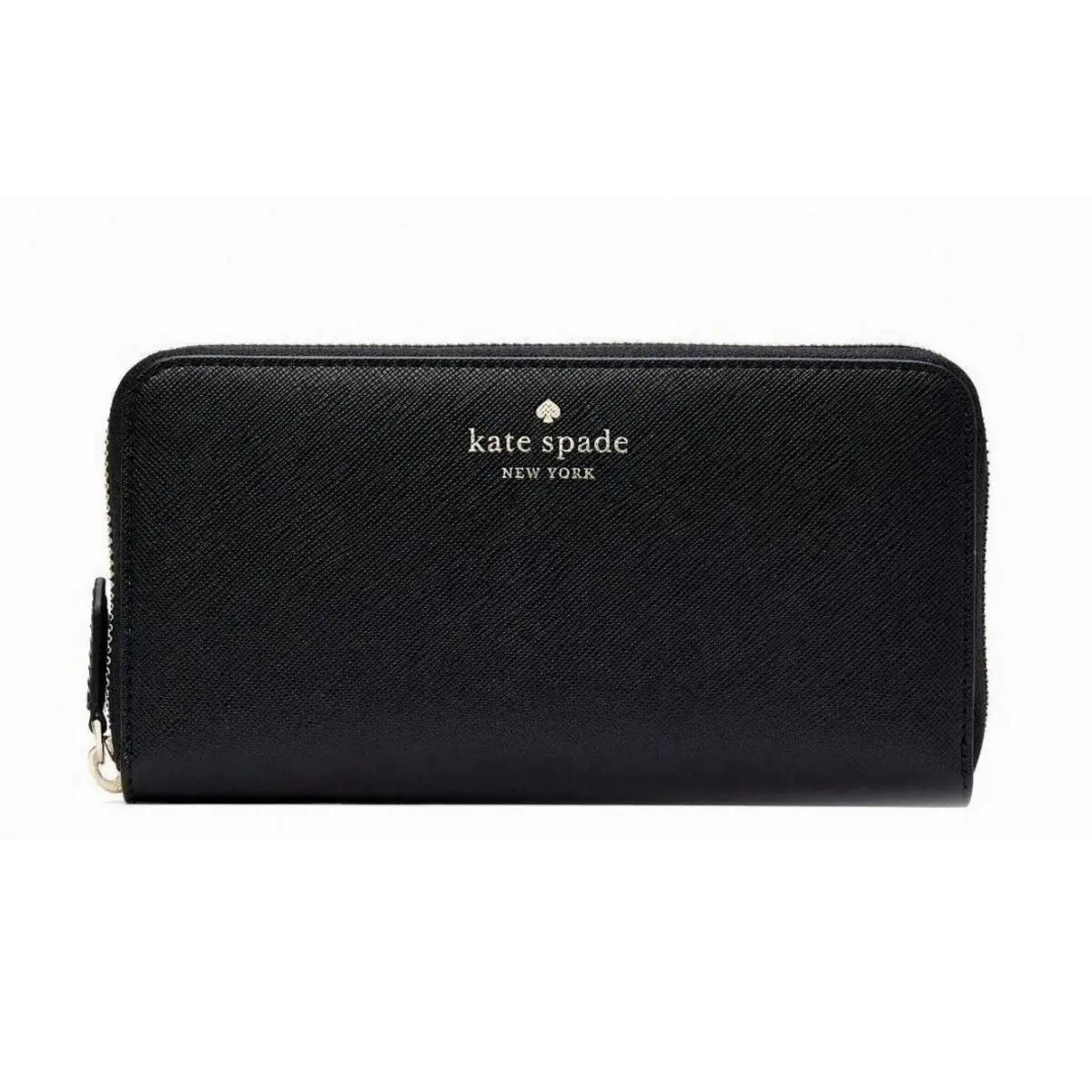 New Kate Spade New York Marlee Large Continental Wallet Saffiano Black