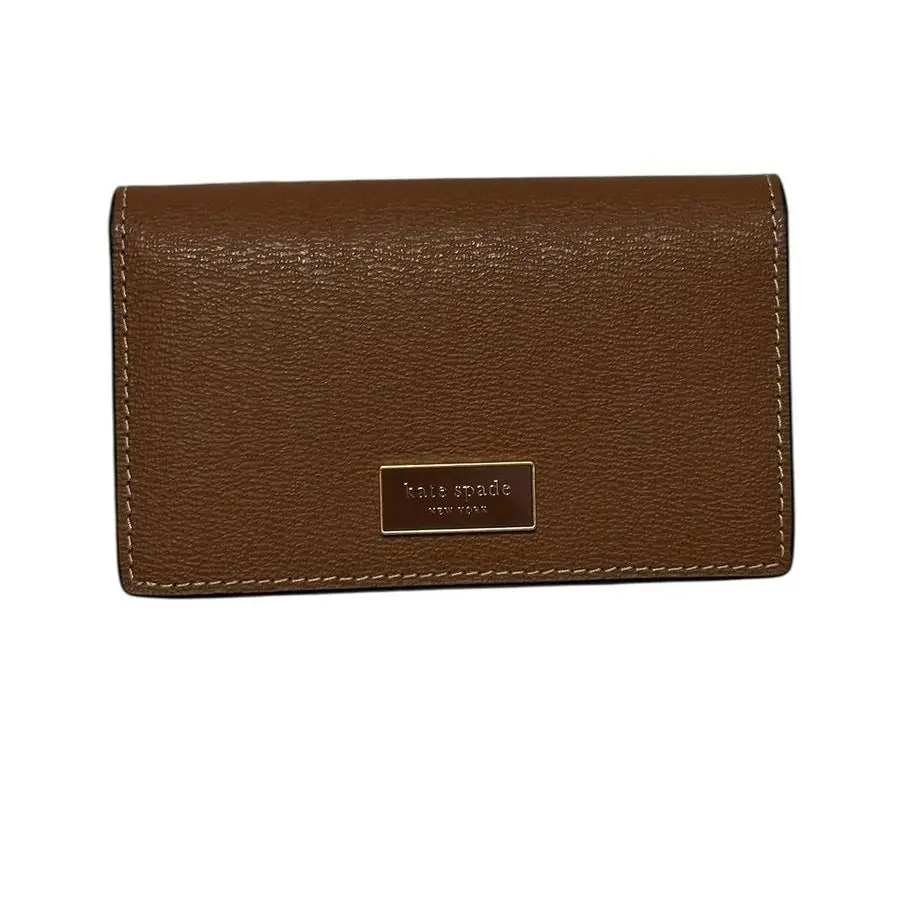 Katy Small Bifold Snap Wallet in Allspice Cake by Kate Spade