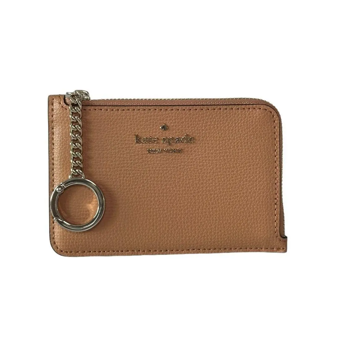 Kate Spade Darcy Medium L Zip Card Holder Classic Saddle