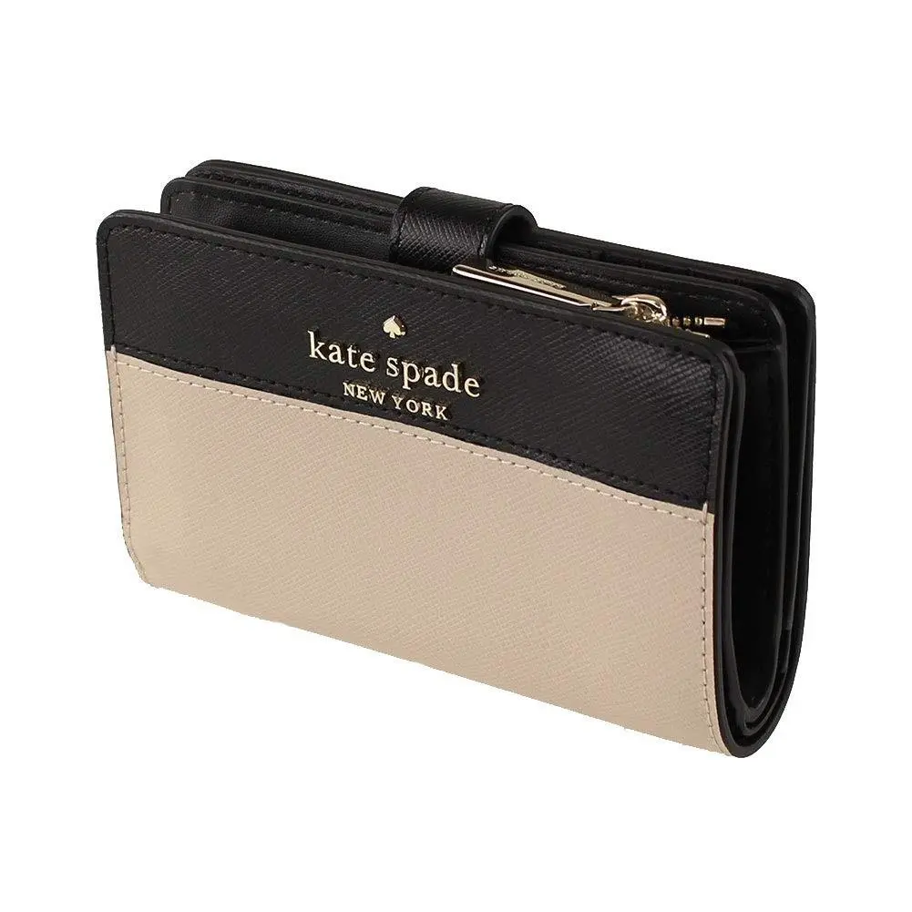 Women`s Bifold Wallet Warm Beige by Kate Spade