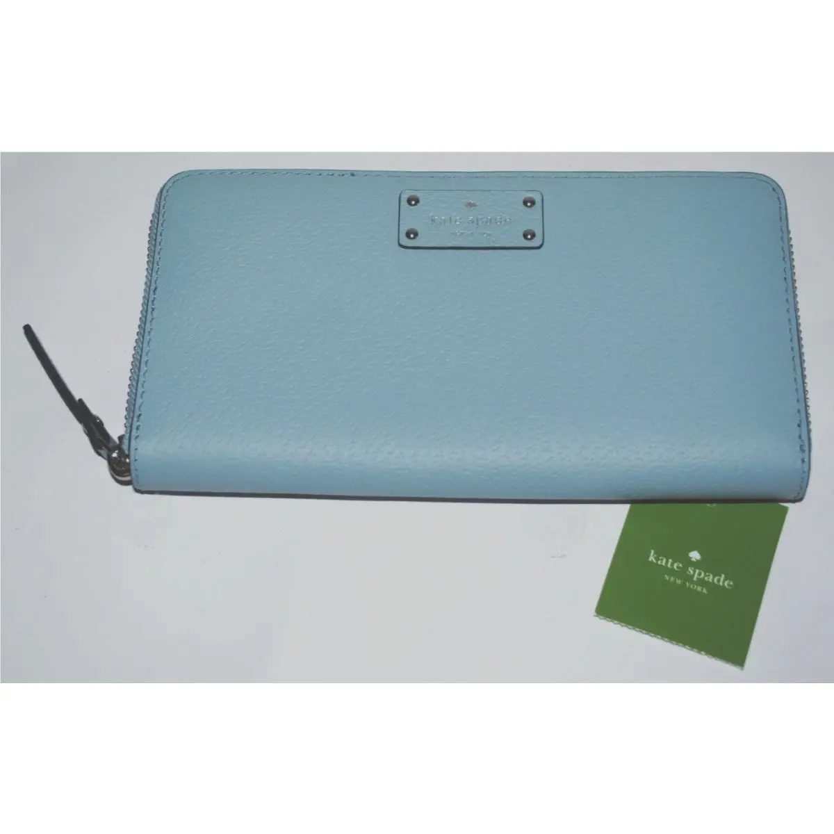 Kate Spade Neda Grove Street Blue Dawn Continental Leather Wallet WLRU2820