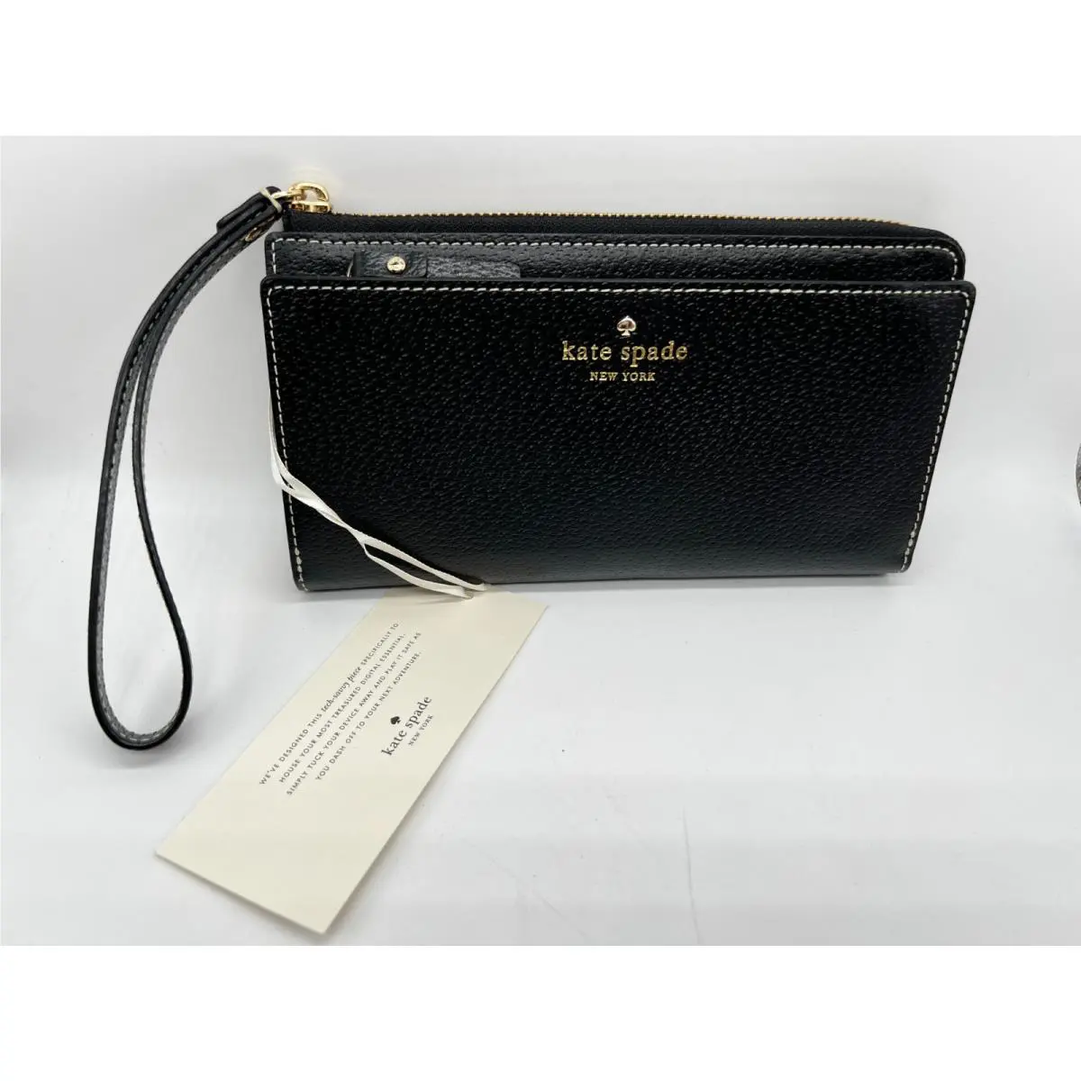 Kate Spade Grand Street Layton Wallet Leather Black WLRU2154