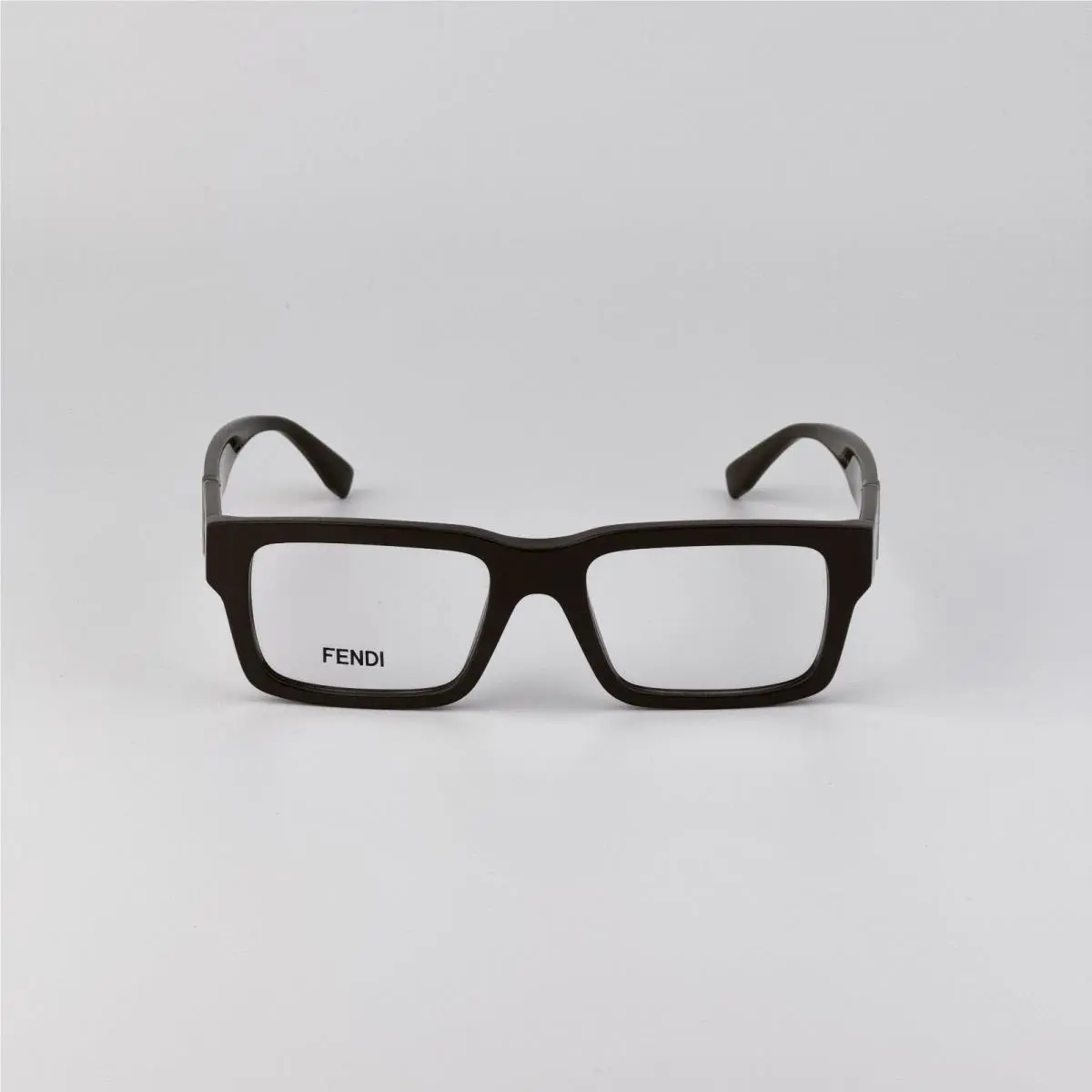 Fendi Men Eyeglasses Rectangular Brown Demo FE50114I 050