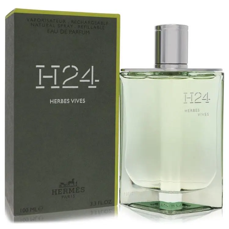 H24 Herbes Vives  Eau De Parfum Refillable Spray 3.4 oz Men by Hermes