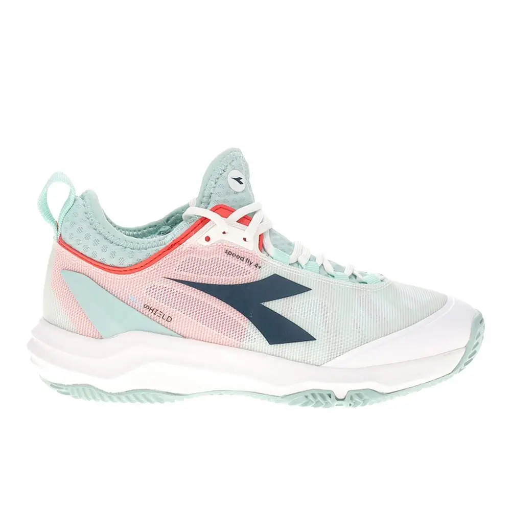 Diadora shoes - diadora Speed Blushield Fly 4 Plus Clay Tennis - 179508-D0846 - Blue, White 4
