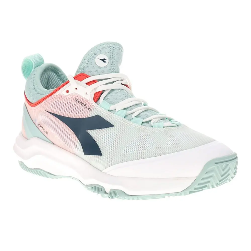 Diadora shoes - diadora Speed Blushield Fly 4 Plus Clay Tennis - 179508-D0846 - Blue, White 5