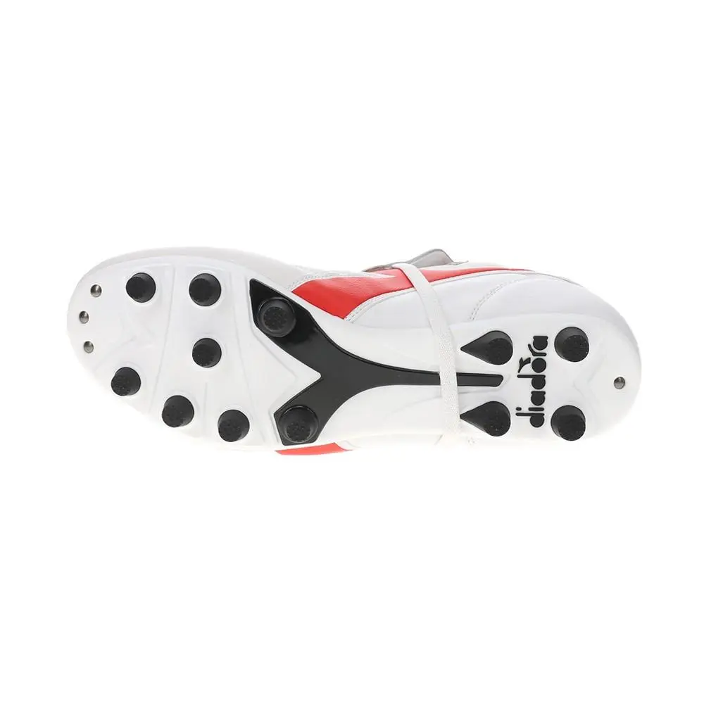 Diadora shoes - diadora Brasil Original Light Turf Mdpu Soccer Cleats - 180669-C9981 - White 8