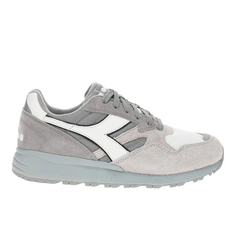 Diadora N902 Hairy Suede Lace Up Mens Grey Sneakers Casual Shoes 179800-C0096