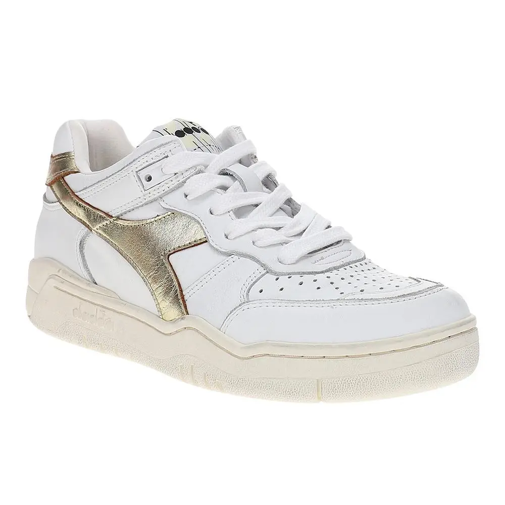 Diadora shoes - diadora B.560 Laminated Metallic Lace Up - 181321-20006 - White 0