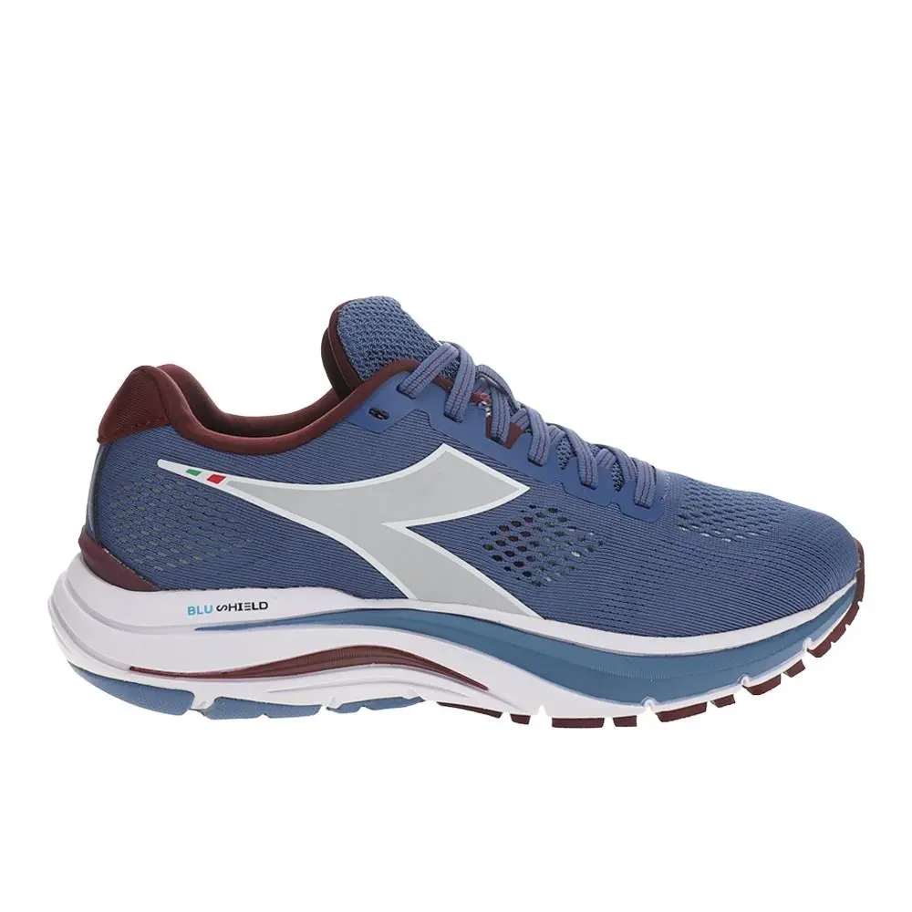 Diadora Mythos Blushield 7 Vortice Running Womens Blue Sneakers Athletic Shoes