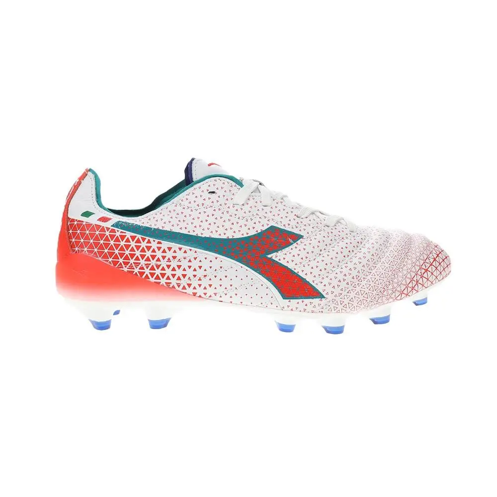 Diadora shoes - diadora Brasil Elite Tech Gr Ita Lpx Soccer Cleats - 179597-D0663 - Red, White 4