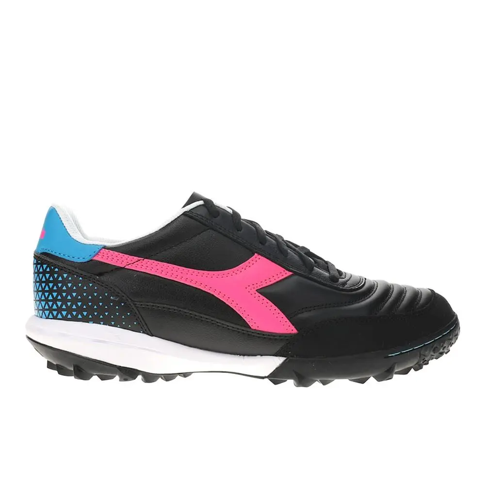 Diadora Calcetto Graphic Lightweight Turf Soccer Mens Black Sneakers Athletic Sh