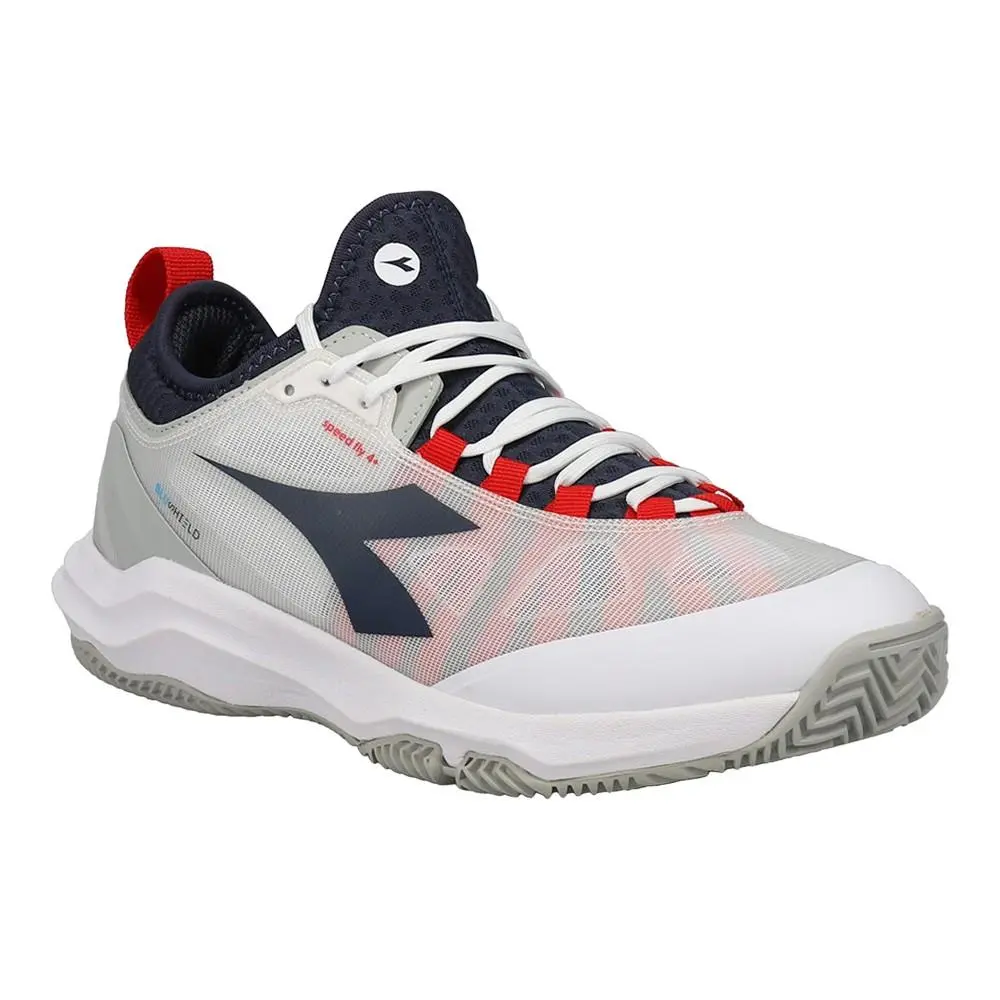 Diadora shoes - diadora Speed Blushield Fly 4 Plus Clay Tennis - 179509-D0274 - Grey 0