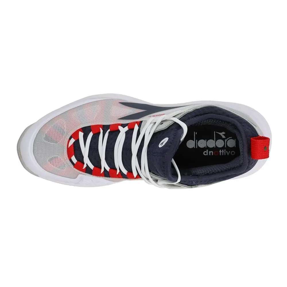 Diadora shoes - diadora Speed Blushield Fly 4 Plus Clay Tennis - 179509-D0274 - Grey 2
