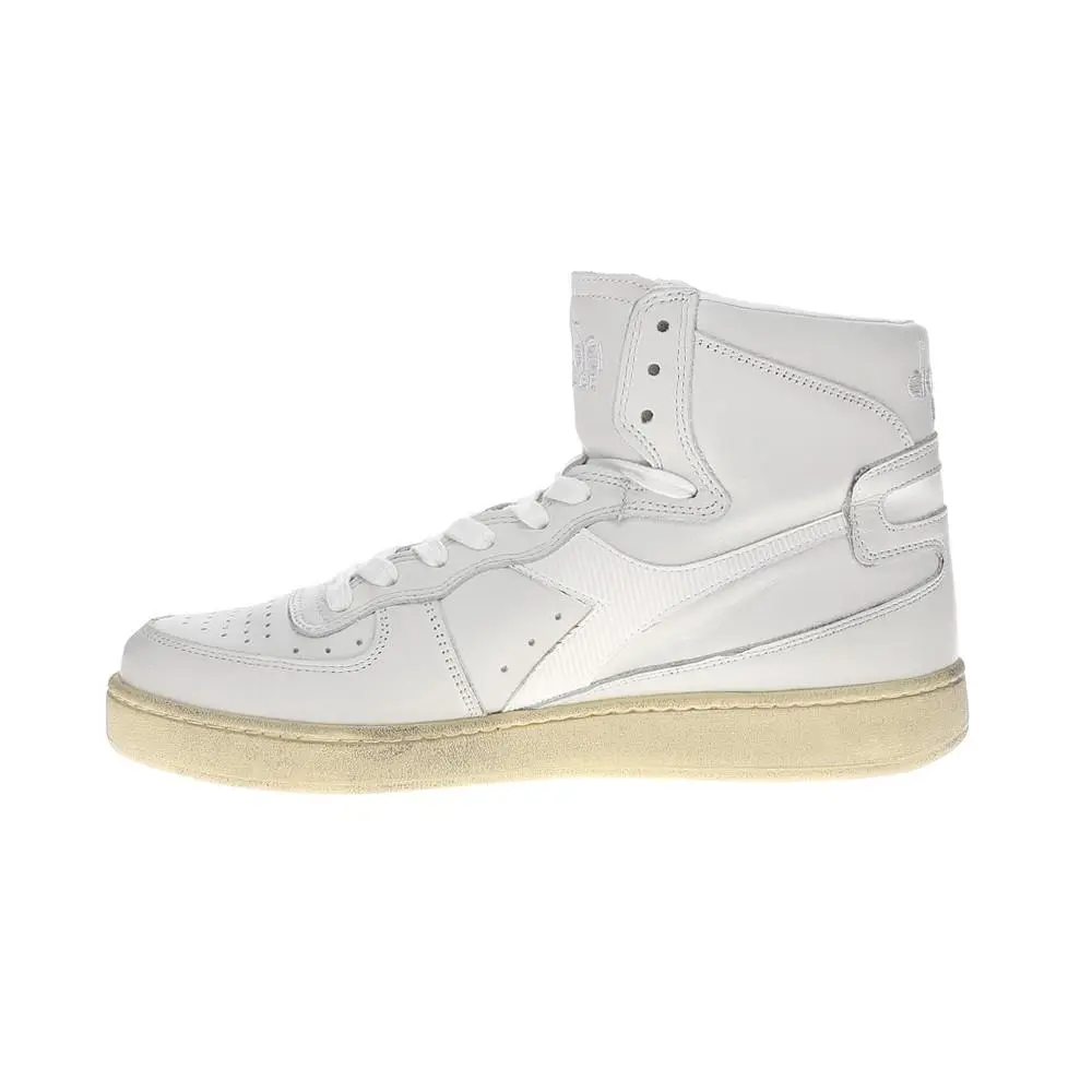Diadora shoes - diadora Mi Basket Used High Top - 158569-C0657 - White 6