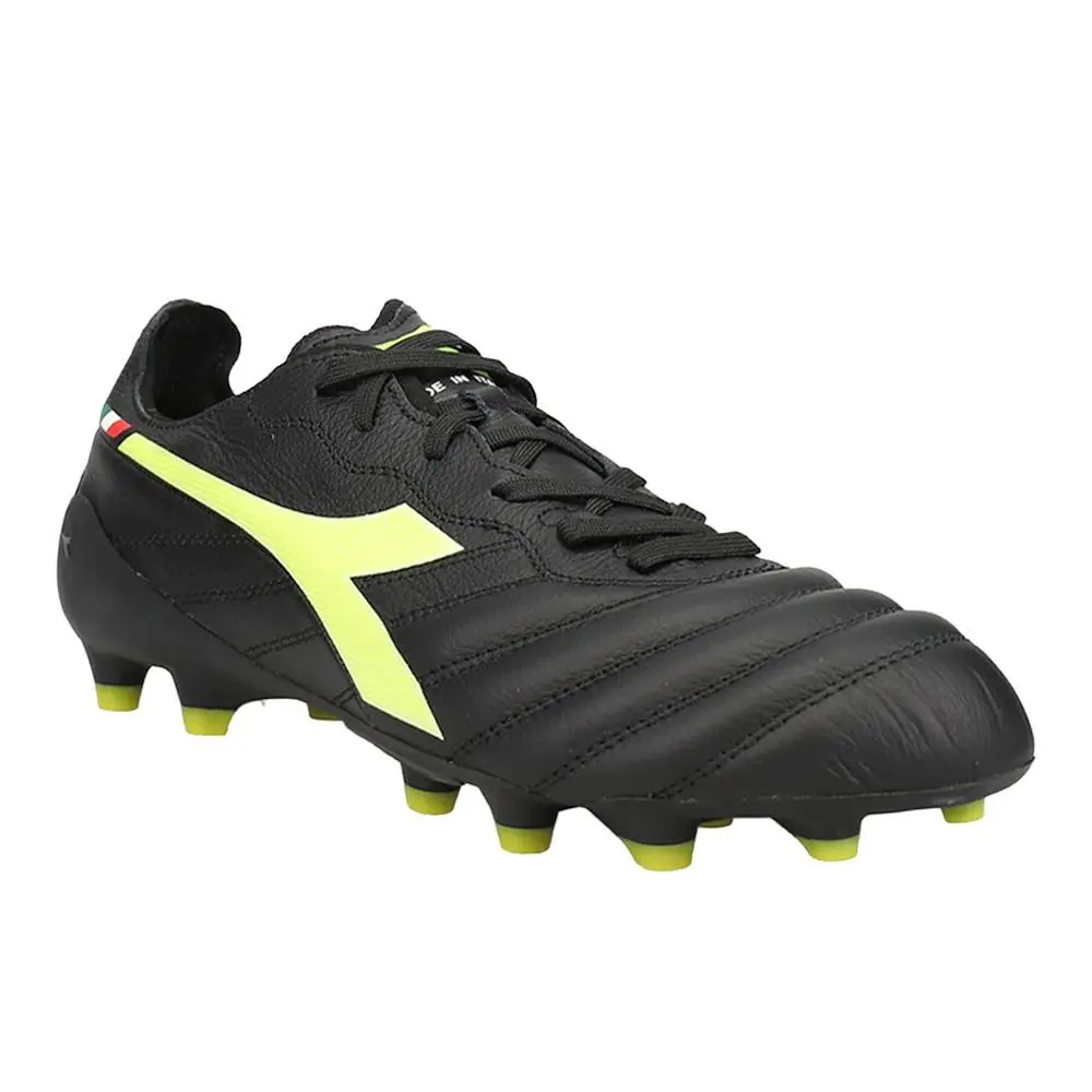 Diadora shoes - diadora Brasil Elite2 Tech Made In Italy Lpx Firm Ground Soccer C - 178799-C0004 - Black 0