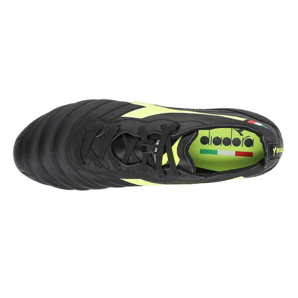 Diadora shoes - diadora Brasil Elite2 Tech Made In Italy Lpx Firm Ground Soccer C - 178799-C0004 - Black 2