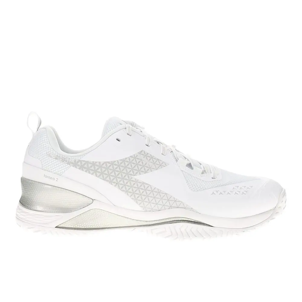 Diadora shoes - diadora Blushield Torneo 2 Ag Wide Tennis - 180566-C6180 - White 4