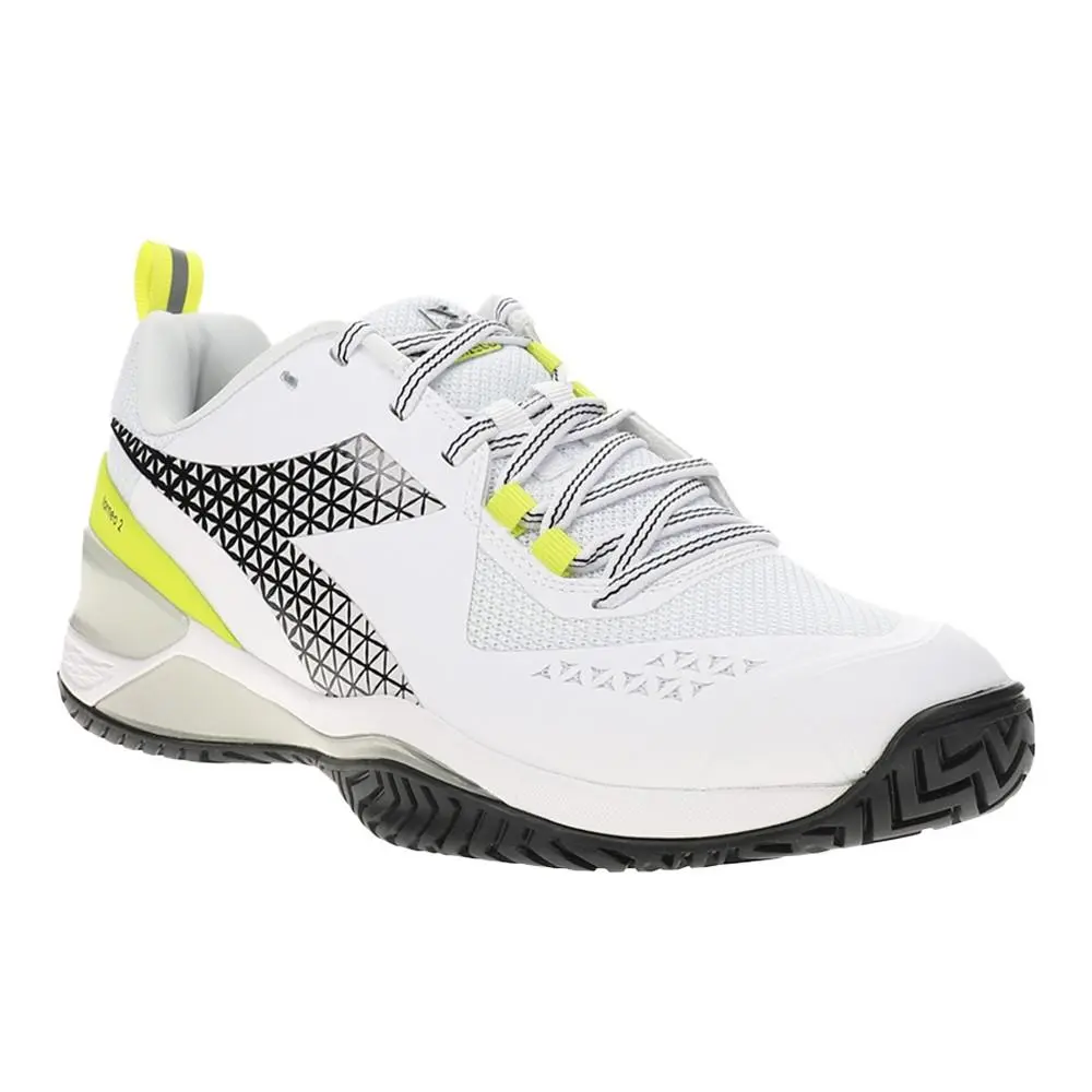 Diadora shoes - diadora Blushield Torneo 2 All Ground Tennis - 179503-D0619 - Green, White 0