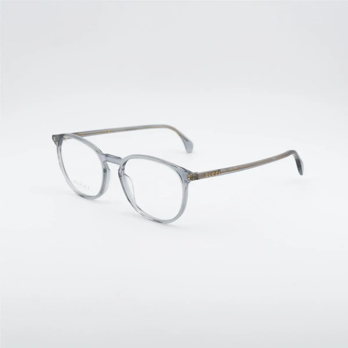 GG0551O 017 Shiny Blue 55mm Eyeglasses by Gucci