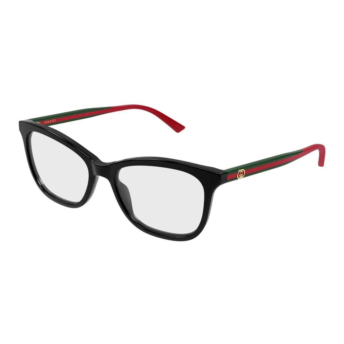 Gucci GG2117O 003 Eyeglasses Women`s Brown/green/red/gold Full Rim 54mm